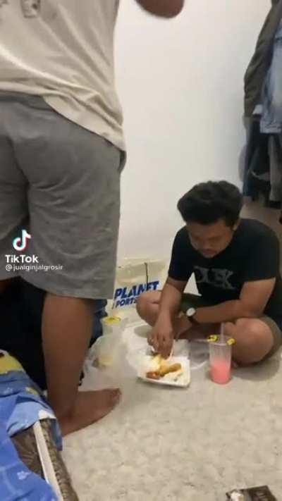 Homies minding his own business