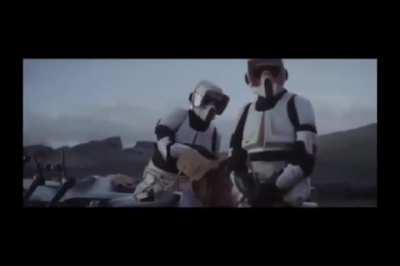 The only good scene in the mandalorian