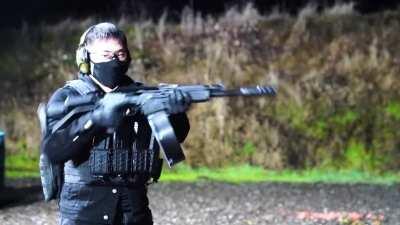 Opposite AK recoil spectrum