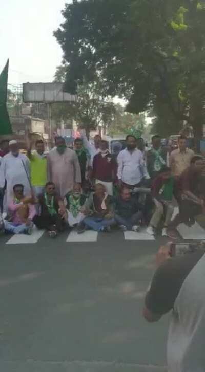 Gau doing BJP raksha