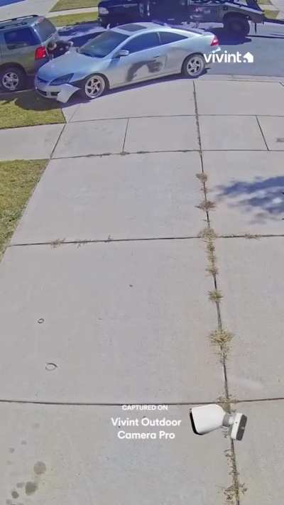 Tow driver not having a great day