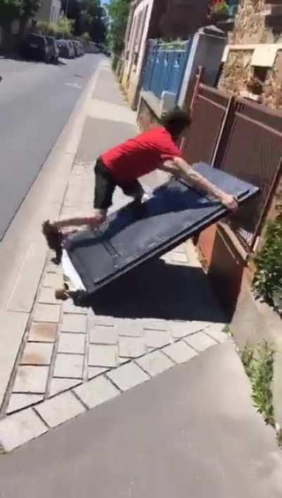 To transport a TV