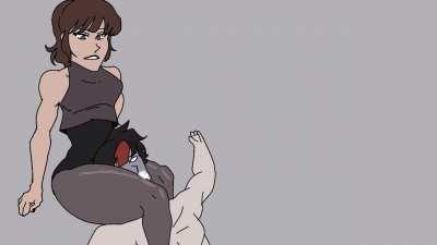 Lucy Thicc and Strong Legs and Thighs