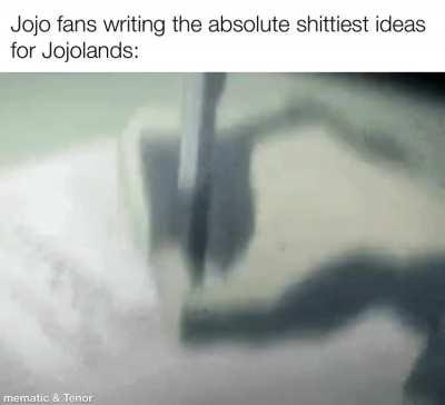 “Jojo is the villain and they use only hamon”