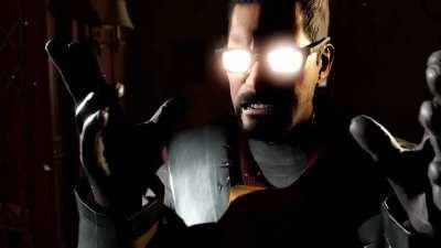 Gordon when Gman does literally anything: