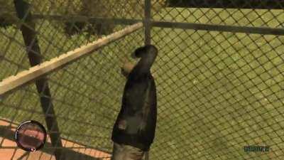 [GTA IV: TLAD] Luckily the fence broke my fall
