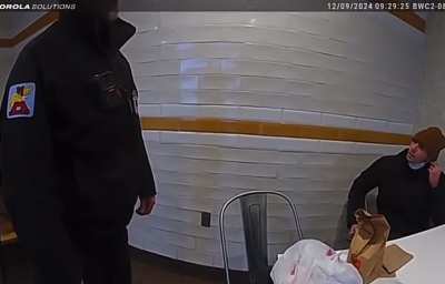 Bodycam footage of Luigi has been released