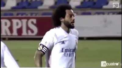 I don’t know what to say anymore. Marcelo to Vinicus in the Copa Del Rey loss