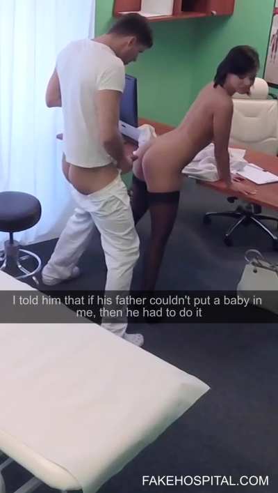 My husband was shooting blanks, so I came to my son for help