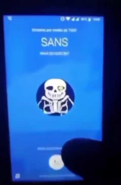Sans is calling me