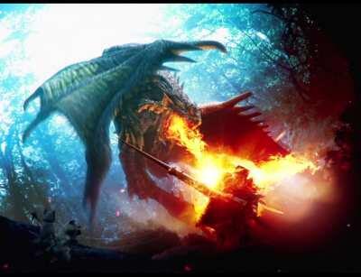 I animated a Monster Hunter Wallpaper