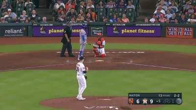 [Highlight] [Highlight] Phil Maton strikes out Omar Narvaez on a pitch clock violation.