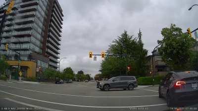 PSA: Stop at red lights for right turns, you might kill a cyclist or pedestrian if you don't