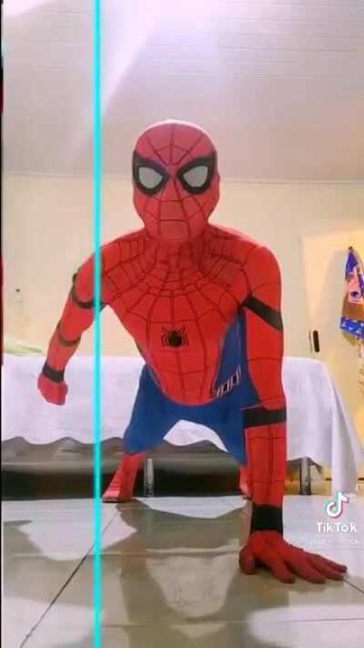 Holup+WCGW=Spooder-man fucking up