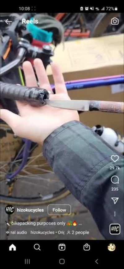 saw this on IG. stabby stab