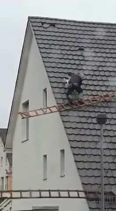 How not to use ladders