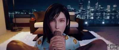 Tifa sucking dick (KaieVie) [Final Fantasy]