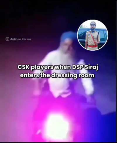 Siraj Meeting Dhoni !! 