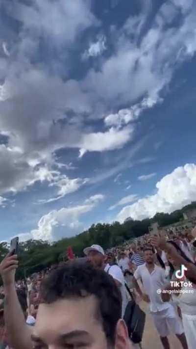 Disrespectful woman climbs a Mayan Pyramid and gets swarmed by a crowd when she comes down