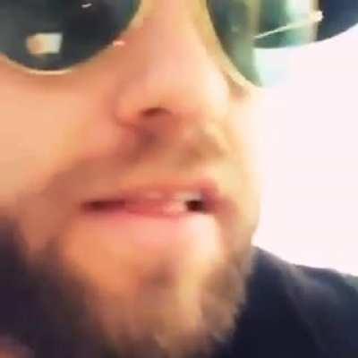 Man fires firework on his mouth