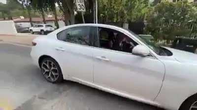 Today, after the whole neighborhood has been upset about this giant pothole that’s been screwing up cars and bicycles for weeks, I went out with my team and fixed it. I always say, let’s not complain, let’s do something about it. Here you go.