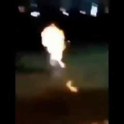 Classified human torch experiment leaked by CIA