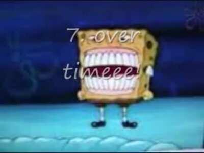 top ten spongebob funny faces