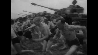 Panzer IVs head towards the Italian coast on an important assignment in the Summer of 1943