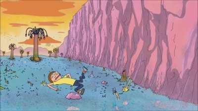 Did Justin and Dan really think Morty moaning in pain for a little while was funny? 'Cause, well, it was for me. Just imagining Justin moaning in Morty's voice in the recording booth cracks me up