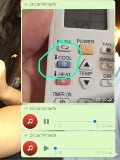 Dona Arlete, coloca no controle no ...