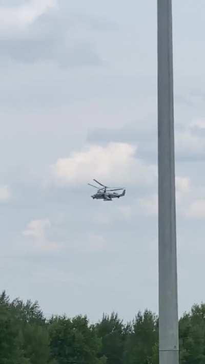 RU POV | Close up of KA-52 barley dodging Wagner Manpad from Close Range.