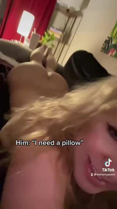 I actually have 3 pillows so u have lots of options 😂