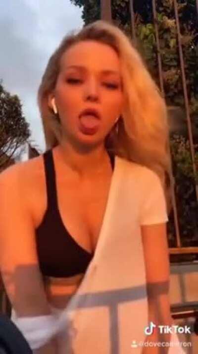 Cleavage & Tongue Out Loop