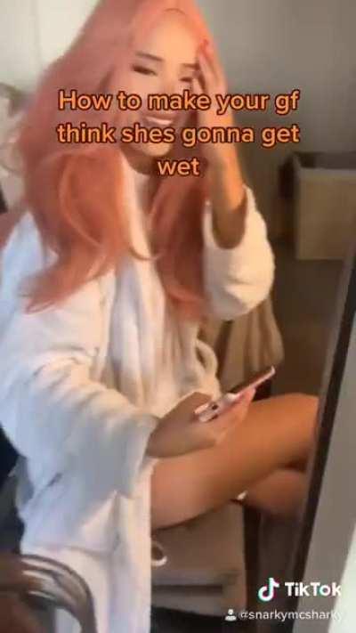 My dude almost gets his girl wet