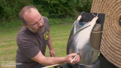 Medieval armour vs full weight medieval arrows