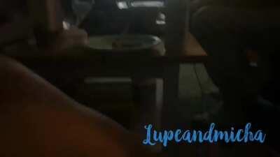 When hubby comes back from the shower this is what he finds