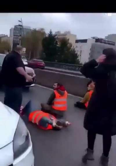 to protest in France.