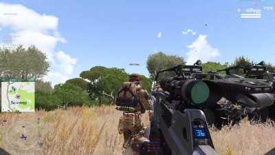 No other game strikes with goofy moments when you least expect it like arma does