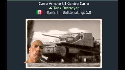 I played for 3 years just to found out now the L3/33 CC is a TD