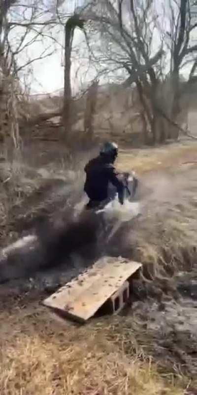 Powered through the puddle, but…