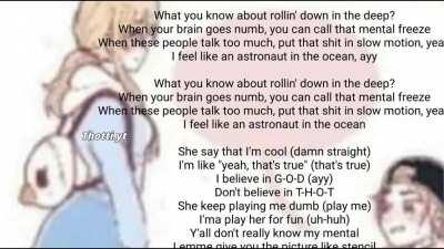 she knows what she said