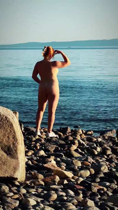 [F]ound a beach to watch sunset.