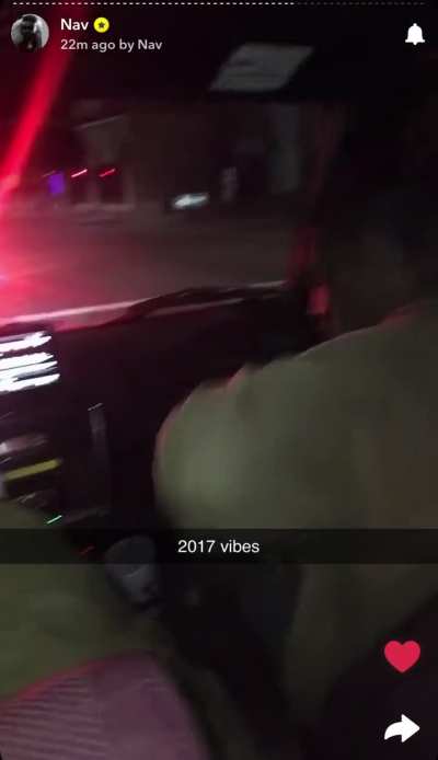 nav posts a throwback video of travis scott vibing out to 