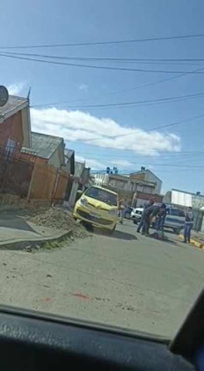 Armed Man killed by police after abusing wife in Chile