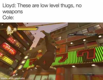 Cole don’t need weapons. Part 3