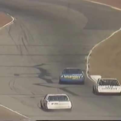 Dale Earnhardt’s approach to Monza T1 & T2, probably…