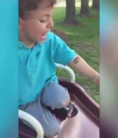 Frog tries to murder an innocent kid!