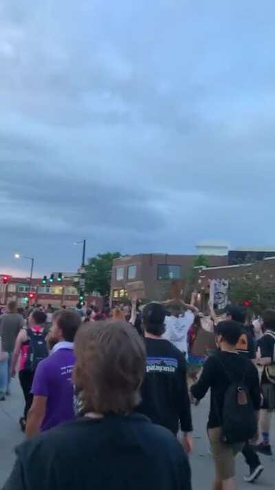 Aggressive protesters