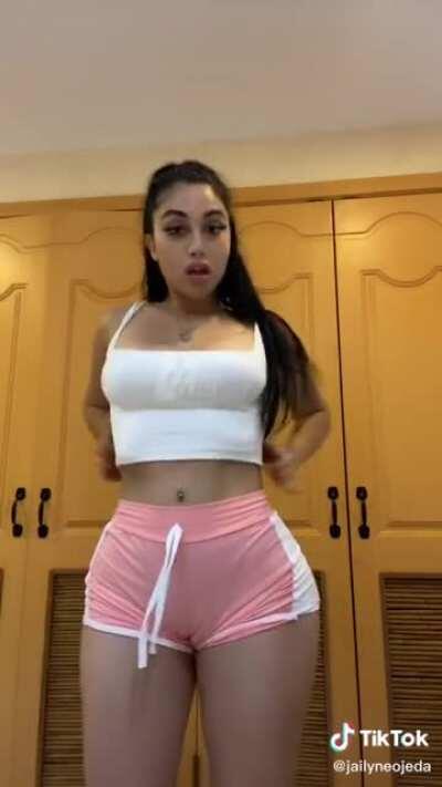 If you pay close attention there are red I mean brown cabinets in the back. 💋