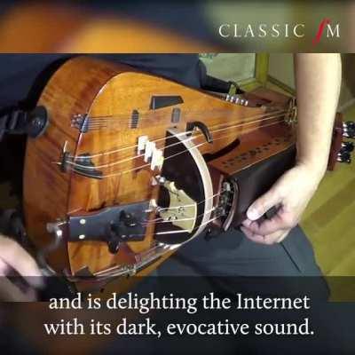 An ancient cranked instrument with a sound to give you goosebumps.